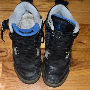 Nike Black and Blue Men's Sneakers